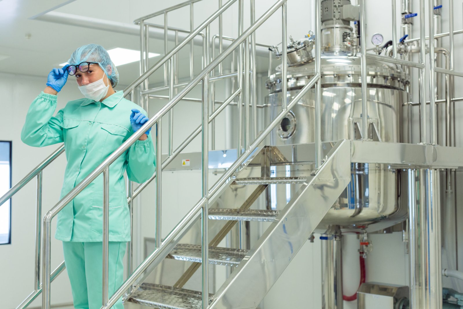 plant picture, clean room equipment and stainless steel machines